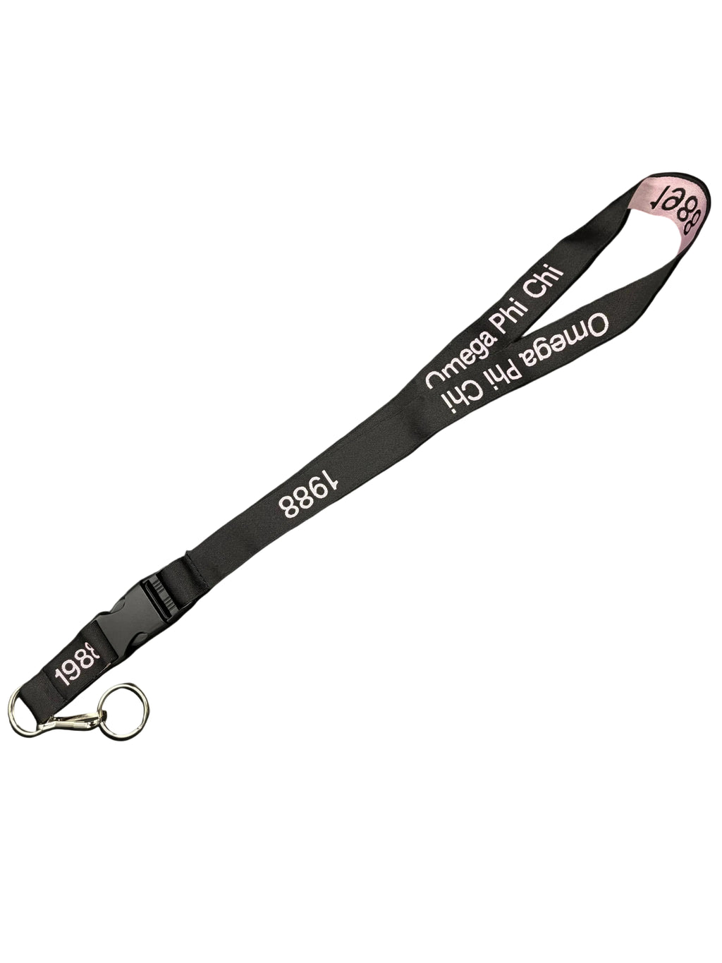 Omega Phi Chi Woven Lanyard