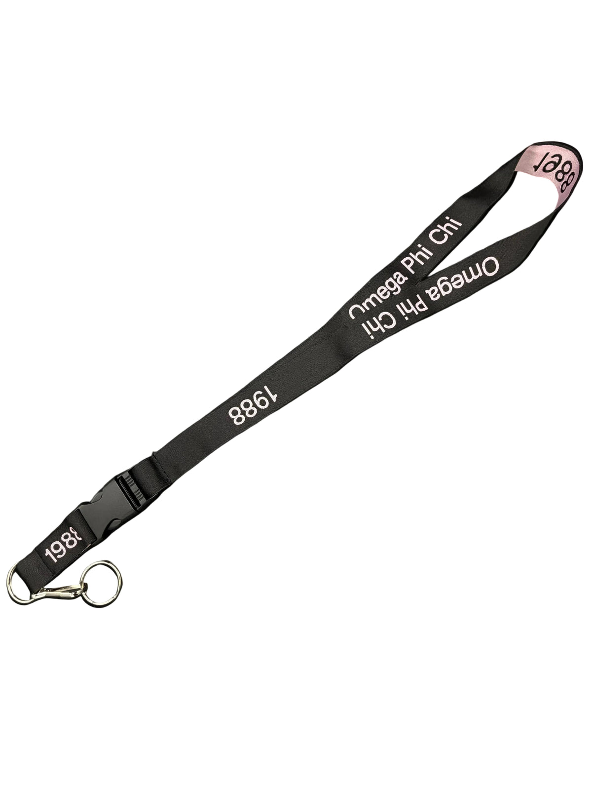 Omega Phi Chi Woven Lanyard