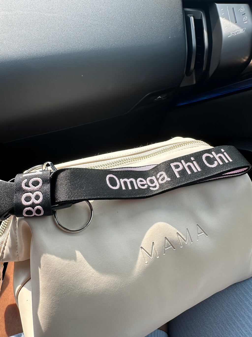 Omega Phi Chi Woven Lanyard