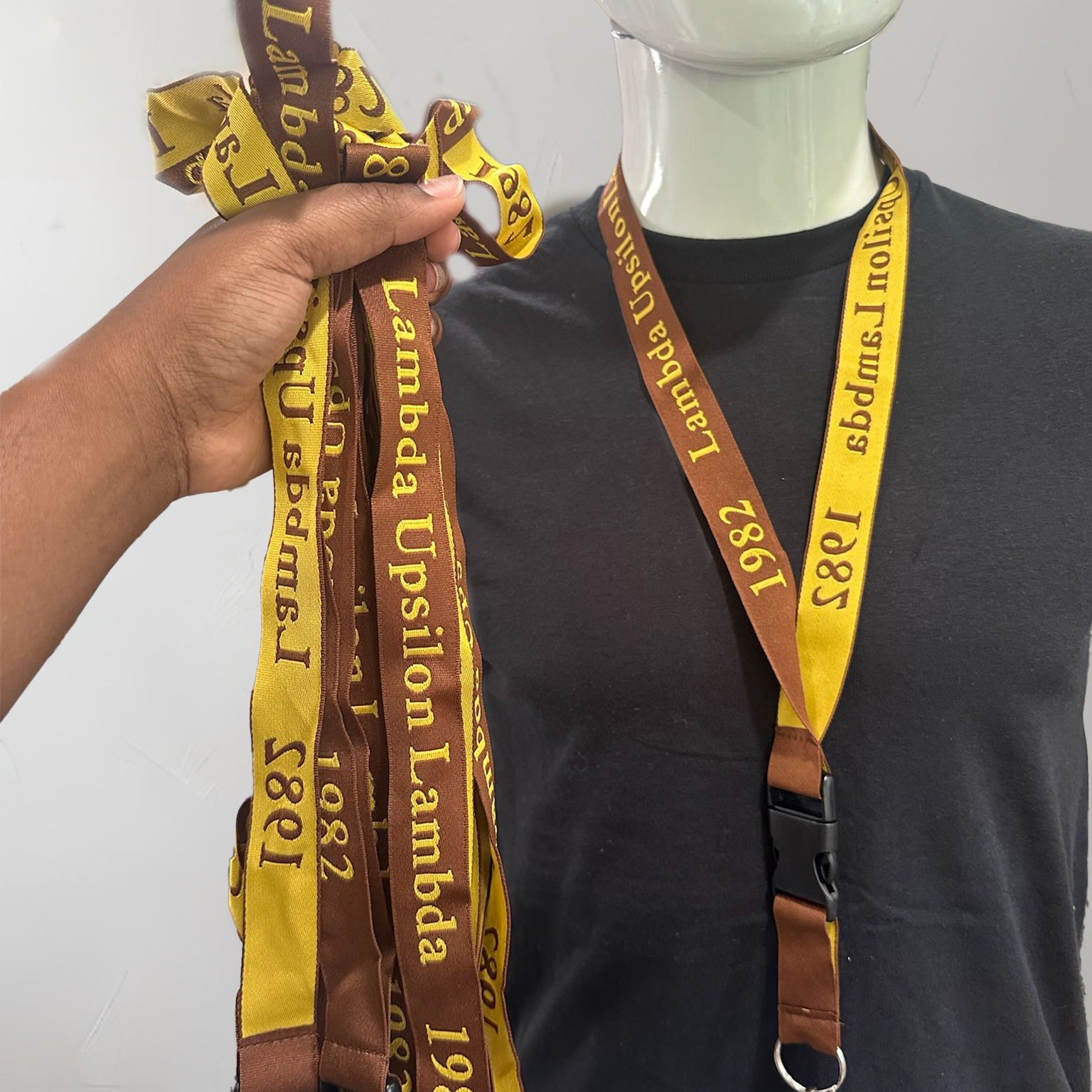 Lambda Upsilon Lambda Woven Lanyard