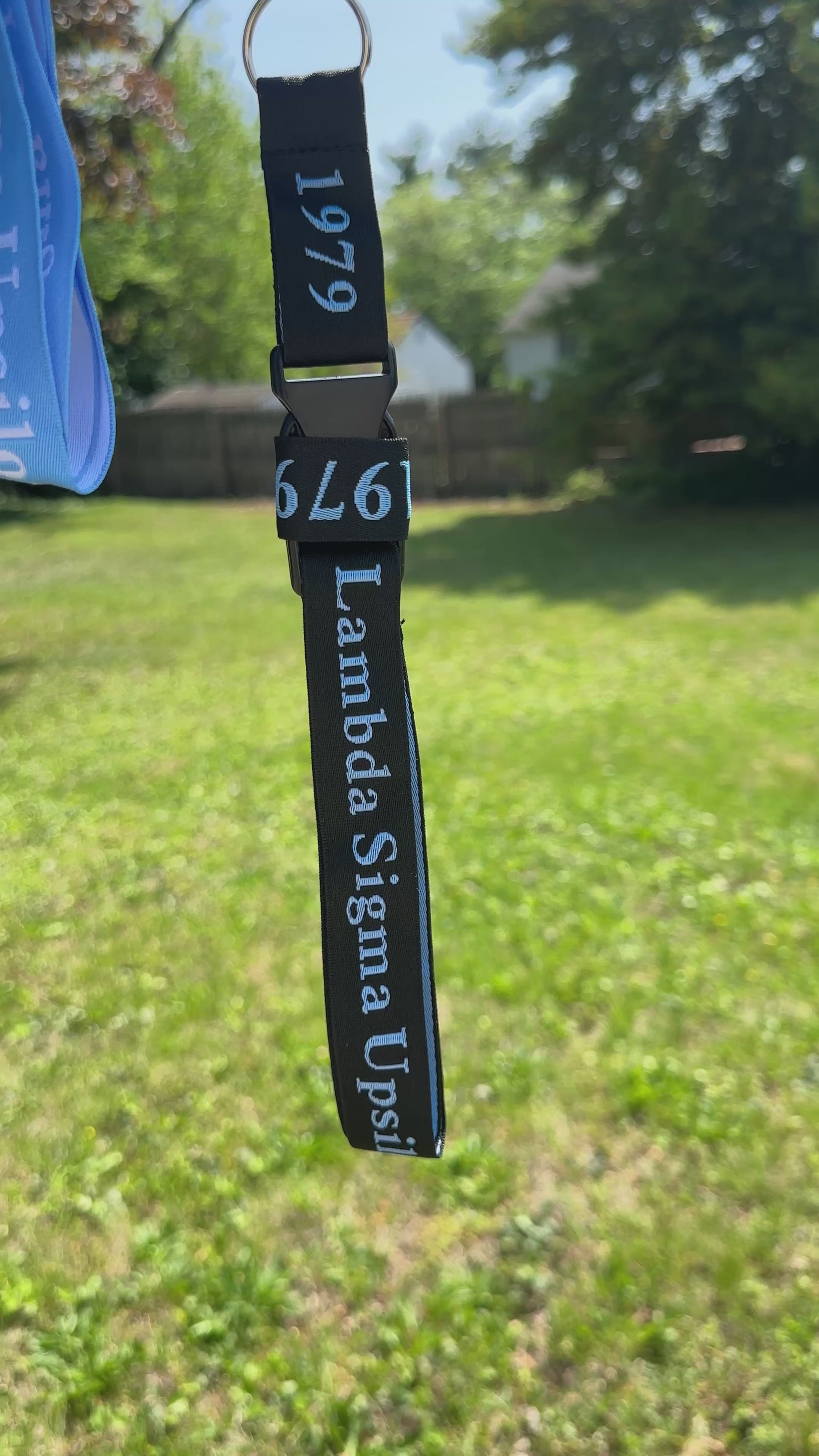 Lamba Sigma Upsilon Woven Lanyard